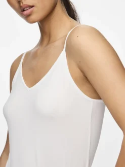 Pieces toppi, PCSIRENE SINGLET Bright White