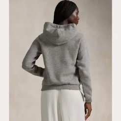 Polo Ralph Lauren huppari, LONG SLEEVE SWEATSHIRT Vaaleanharmaa