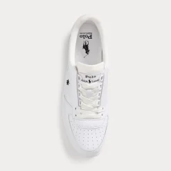 Polo Ralph Lauren kengät, CRT SNEAKER LOW TOP LACE Valkoinen