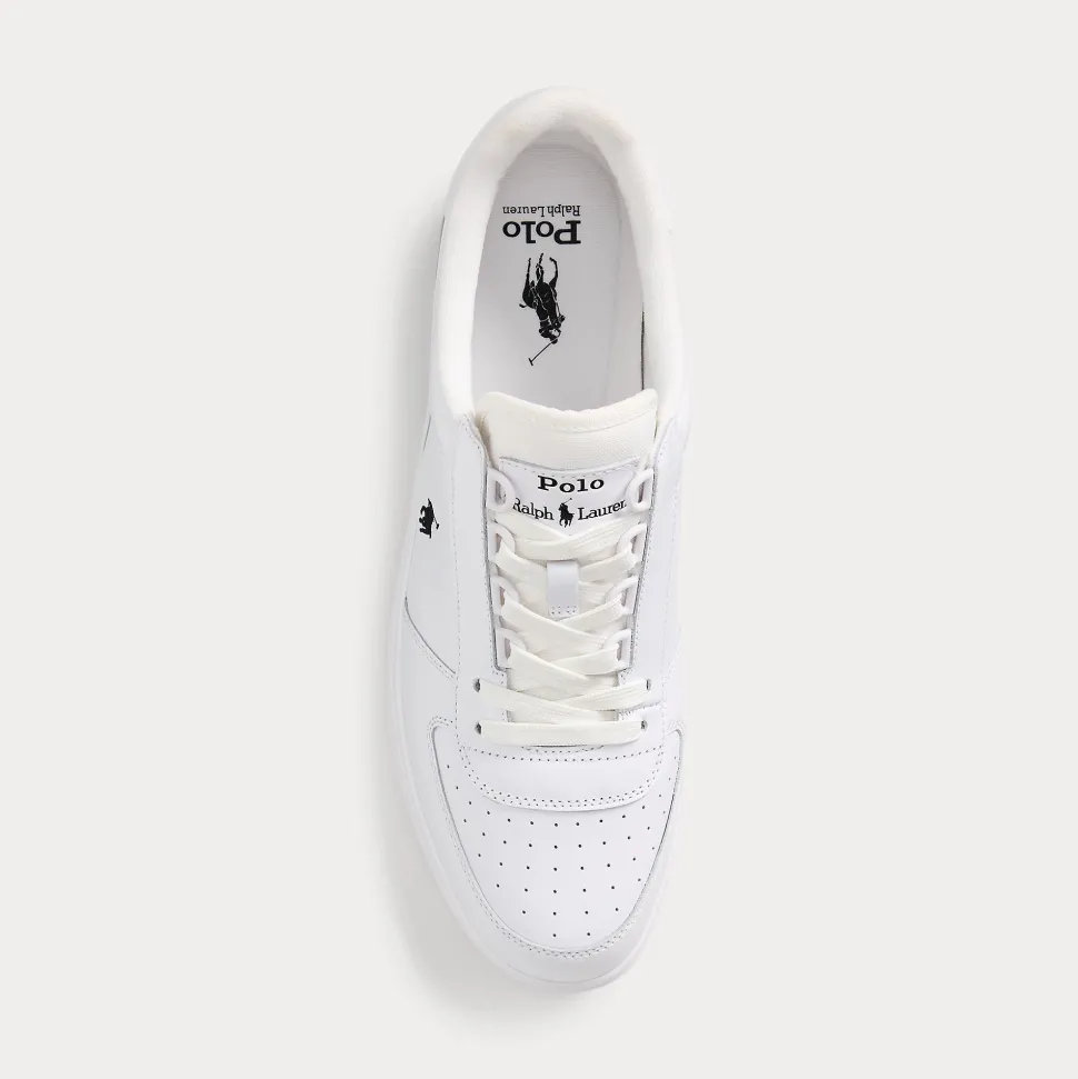 Polo Ralph Lauren kengät, CRT SNEAKER LOW TOP LACE Valkoinen