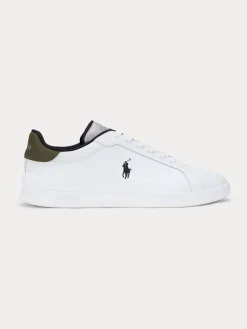Polo Ralph Lauren kengät, HRT CRT II NAPPA SNEAKER Valkoinen