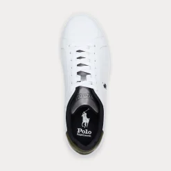 Polo Ralph Lauren kengät, HRT CRT II NAPPA SNEAKER Valkoinen