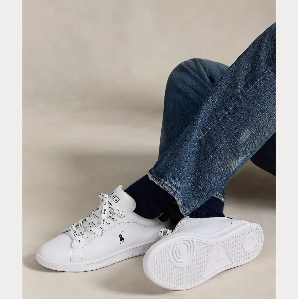 Polo Ralph Lauren kengät, HRT CT II-SNEAKERS-ATHLETIC SHOE Valkoinen