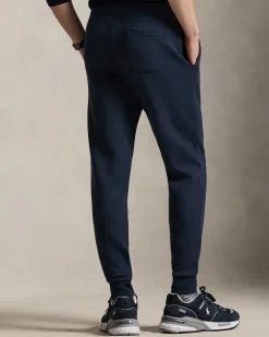 Polo Ralph Lauren Miesten Collegehousut, DOUBLE KNIT JOGGER PANT Tummansininen