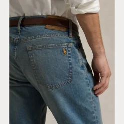 Polo Ralph Lauren miesten farkut, PARKSIDE TAPERED FIT DIXON Sininen, Indigo