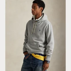 Polo Ralph Lauren miesten huppari, LONG PULL OVER HOODIE Keskiharmaa