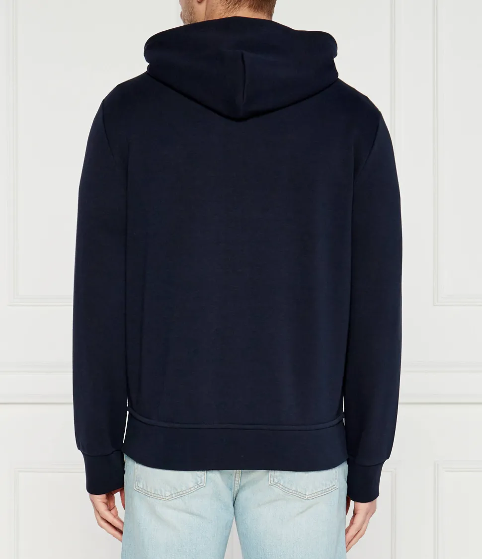 Polo Ralph Lauren Miesten Huppari, DOUBLE KNIT HOODIE FULL ZIP ATHLETIC Tummansininen