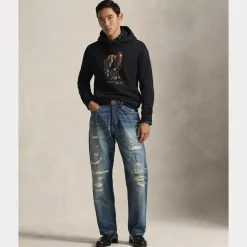 Polo Ralph Lauren miesten huppari Polo Bear Fleece Hoodie, musta