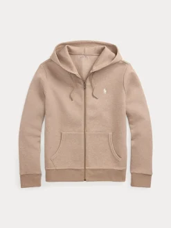 Polo Ralph Lauren miesten huppari, DOUBLE KNIT FULL ZIP HOODIE Beige