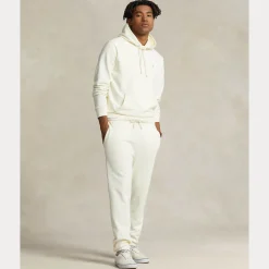 Polo Ralph Lauren miesten huppari, LOOPBACK FLEECE HOODIE Luonnonvalkoinen