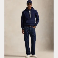 Polo Ralph Lauren miesten huppari, PULL OVER FLEECE HOODIE Tummansininen