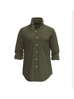 Polo Ralph Lauren miesten kauluspaita, LONG SLEEVE-SPORT SHIRT Khaki