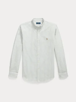 Polo Ralph Lauren miesten kauluspaita Long Sleeve Sport Shirt, vaaleanvihreä