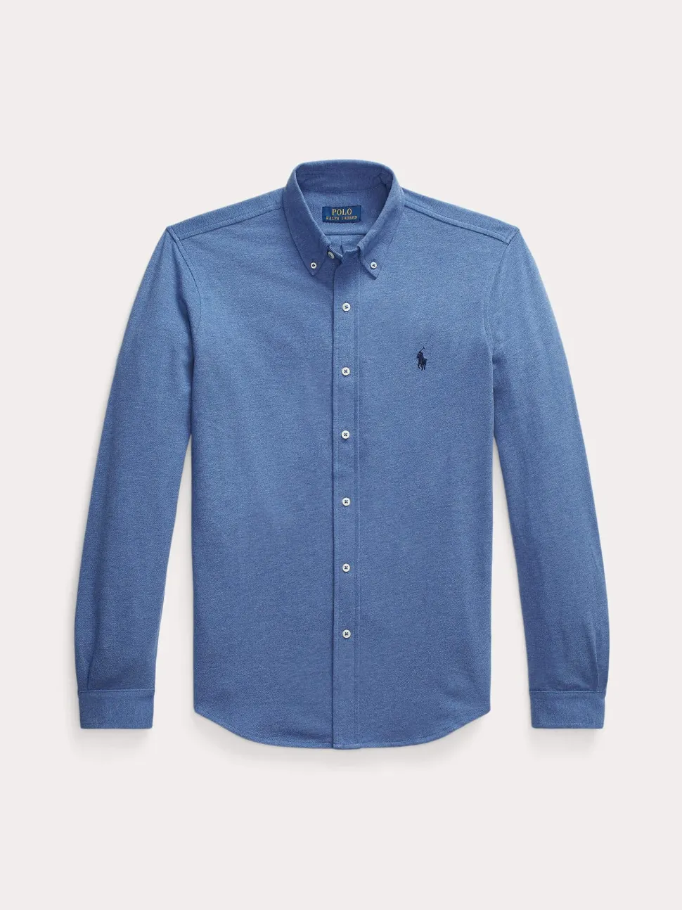 Polo Ralph Lauren Miesten Kauluspaita, FEATHERWEIGHT MESH SHIRT Keskisininen