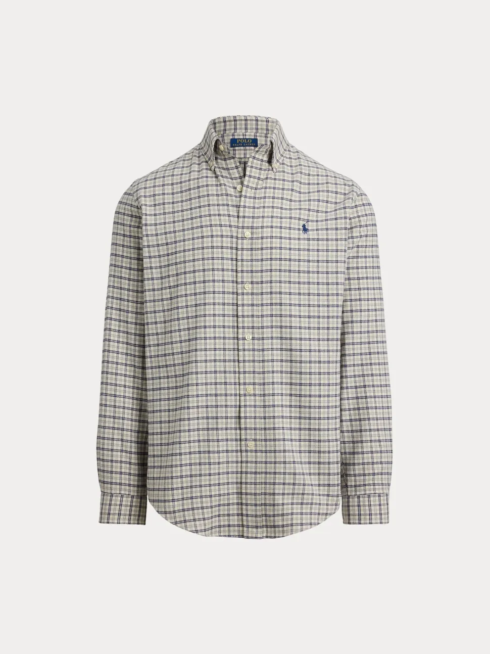 Polo Ralph Lauren miesten kauluspaita Long Sleeve Sport Shirt, vaaleanharmaa