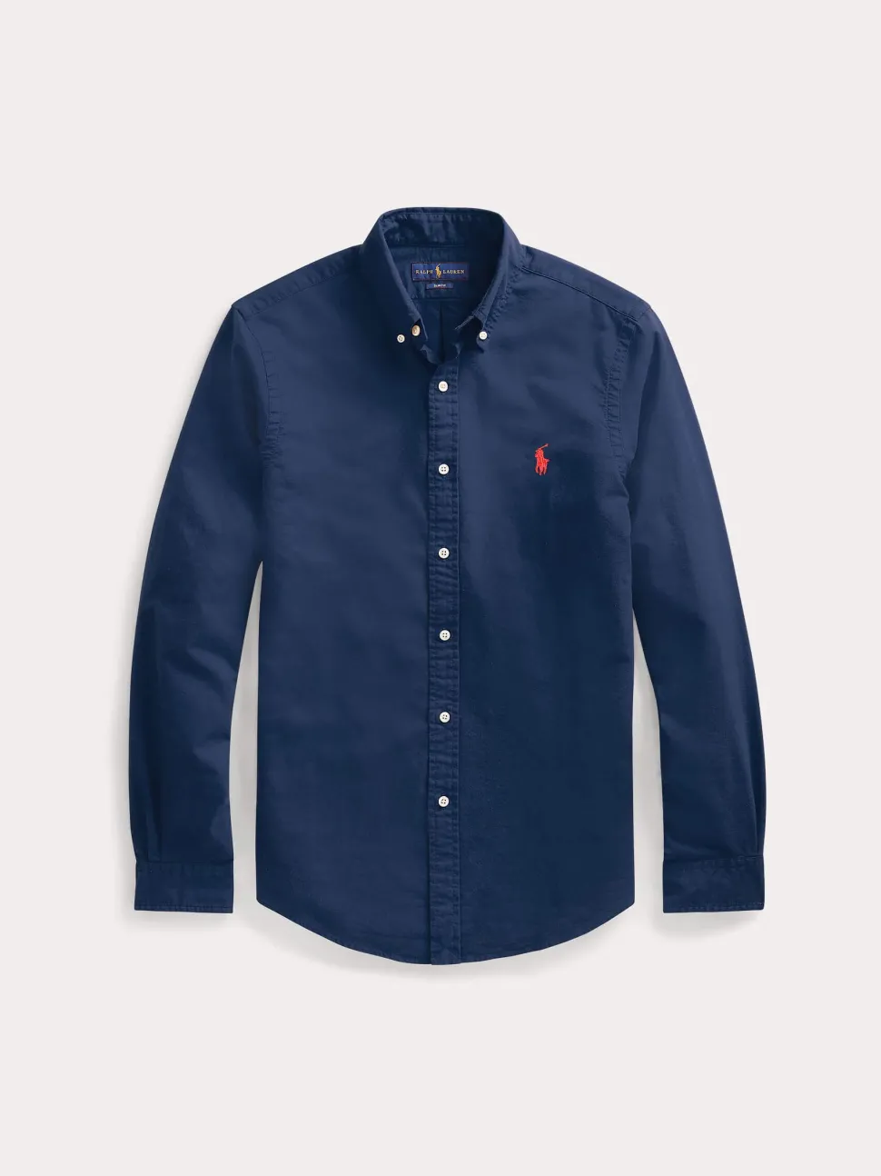 Polo Ralph Lauren miesten kauluspaita, LONG SLEEVE-SPORT Sininen