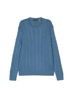 Polo Ralph Lauren miesten neule, LS DRIVE LONG SLEEVE PULLOVER Keskisininen