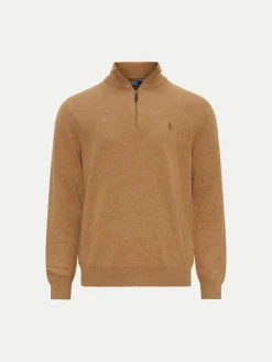 Polo Ralph Lauren Miesten Neulepusero, LS HZ PP-LONG SLEEVE-PULLOVER Beige