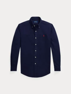 Polo Ralph Lauren Miesten paidat Long Sleeve Sport Shirt tummansininen