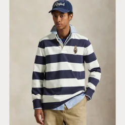 Polo Ralph Lauren miesten paita Polo Bear, raidallinen sininen