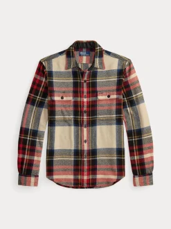 Polo Ralph Lauren miesten paita LONG SLEEVE SPORT SHIR, punainen ruutu