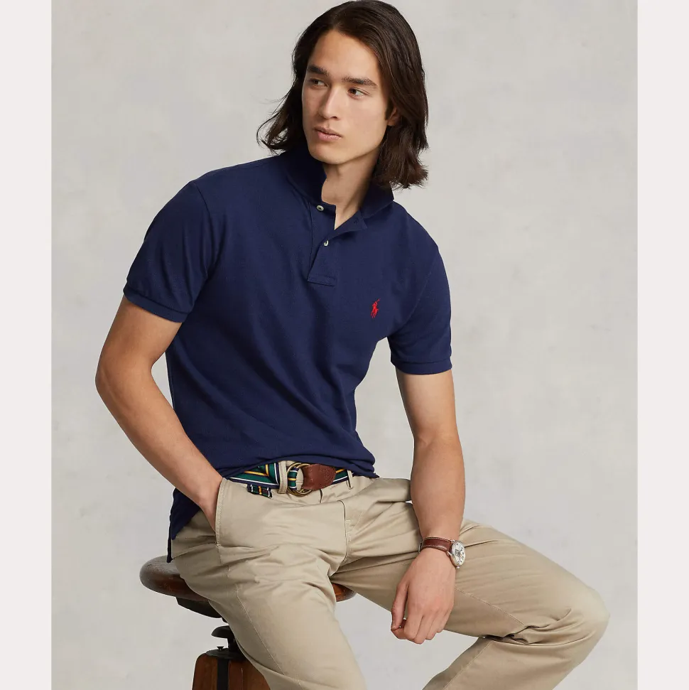 Polo Ralph Lauren miesten pikeepaita, THE ICONIC MESH POLO SHIRT Tummansininen