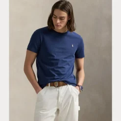 Polo Ralph Lauren miesten t-paita, SHORT SLEEVE-T-SHIRT Sininen, Indigo
