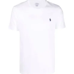 Polo Ralph Lauren Miesten T-Paita, SHORT SLEEVE-T-SHIRT NOS Valkoinen