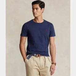 Polo Ralph Lauren miesten t-paita, SHORT SLEEVE-T-SHIRT Tummansininen