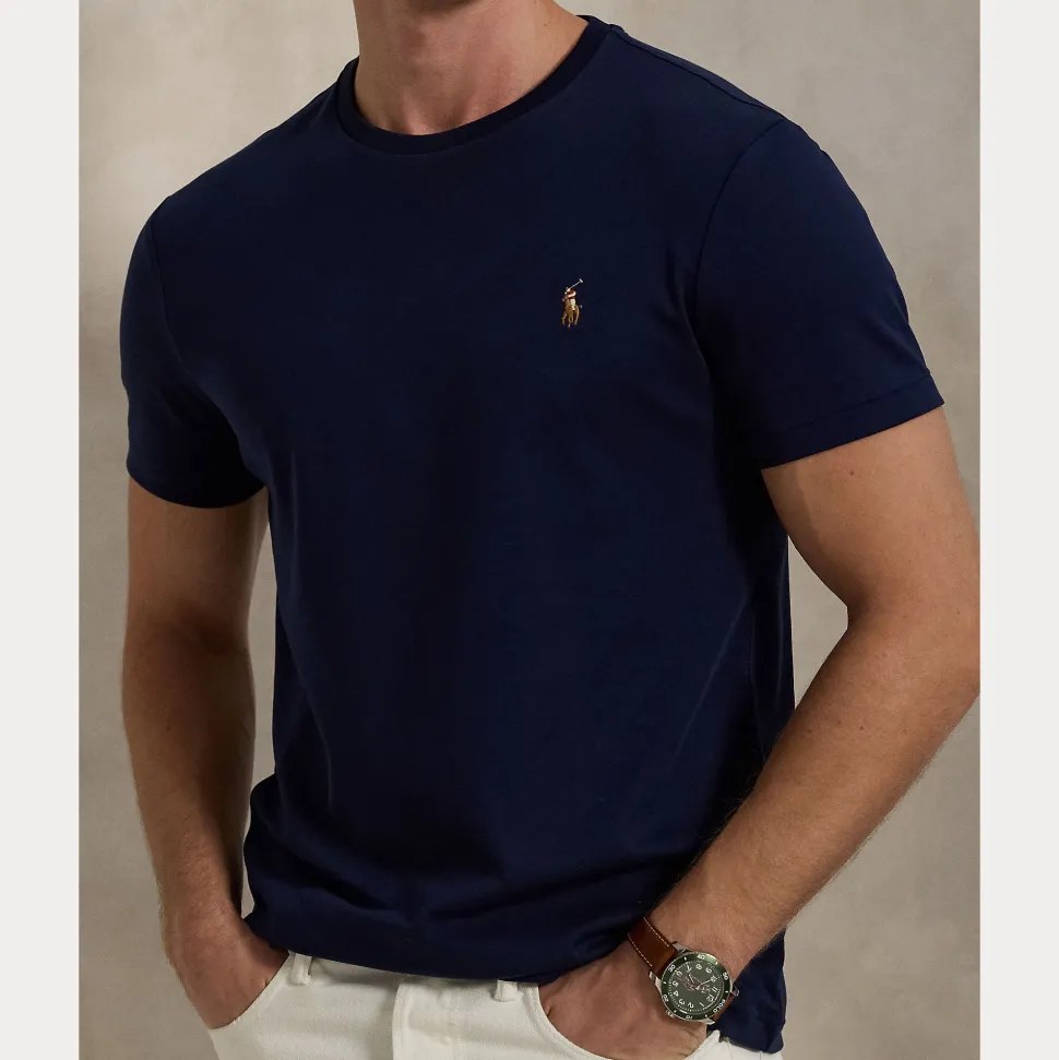 Polo Ralph Lauren miesten t-paita Short Sleeve T Shirt, tummansininen