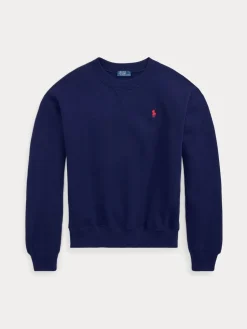 Polo Ralph Lauren naisten collegepaita Fleece Crewneck, tummansininen