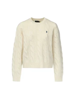 Polo Ralph Lauren naisten neulepusero, SWEATER-PULLOVER Luonnonvalkoinen