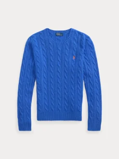 Polo Ralph Lauren naisten neulepusero, JULIANNA LS PULLOVER Keskisininen