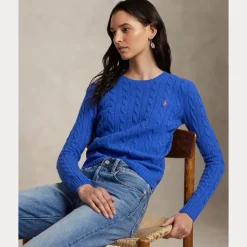 Polo Ralph Lauren naisten neulepusero, JULIANNA LS PULLOVER Keskisininen