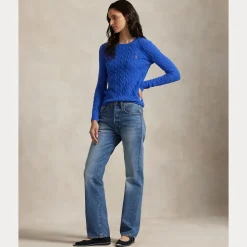 Polo Ralph Lauren naisten neulepusero, JULIANNA LS PULLOVER Keskisininen