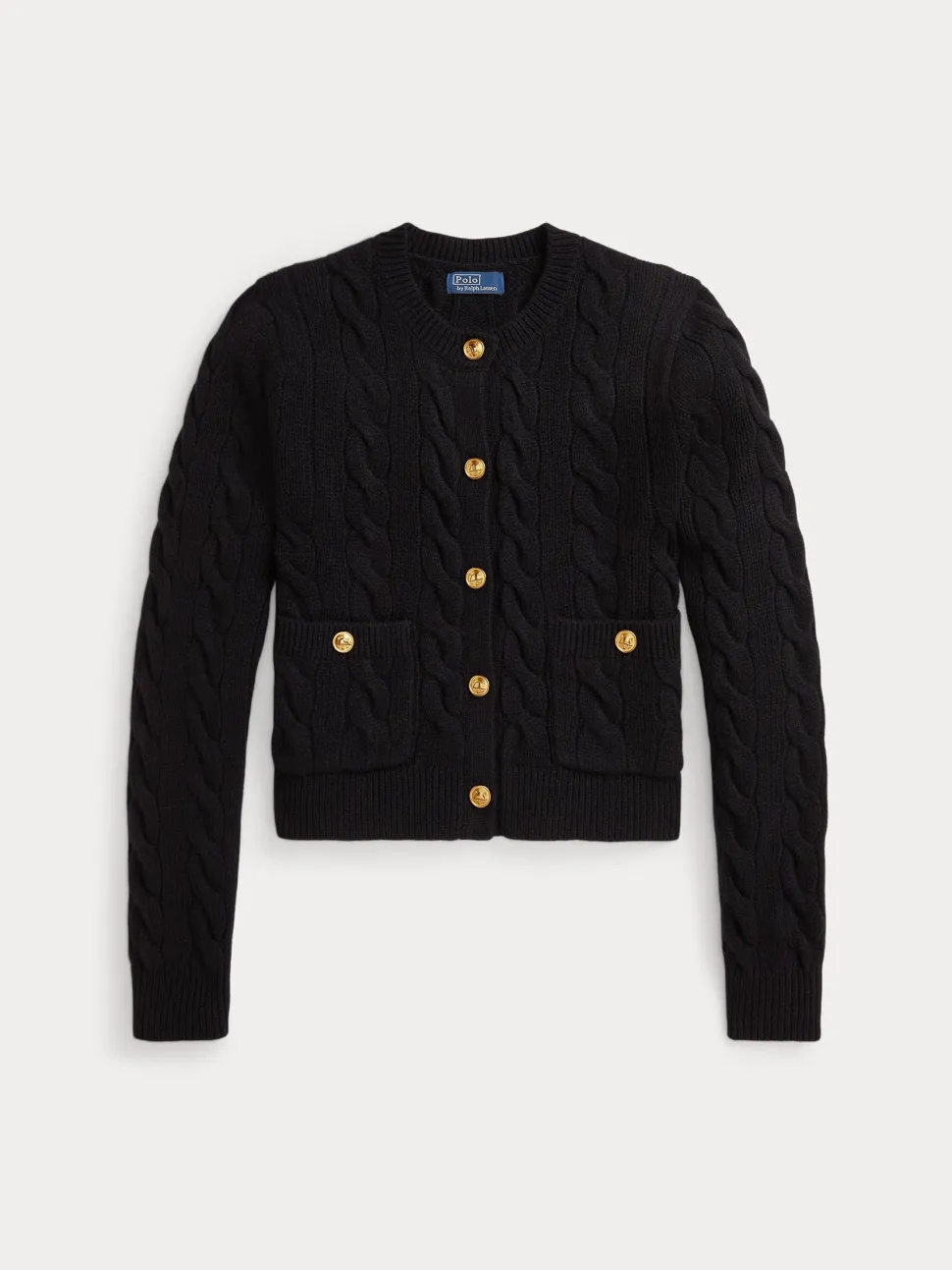Polo Ralph Lauren naisten neuletakki SWEATER-CARDIGAN, musta