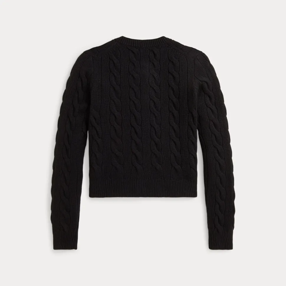 Polo Ralph Lauren naisten neuletakki SWEATER-CARDIGAN, musta