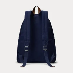 Polo Ralph Lauren Unisex reppy Polo bear Canvas Backbag, tummansininen