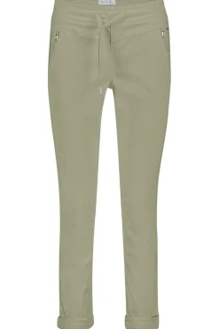 Red Button Naisten Housut, TESSY CRP JOG COLOUR Khaki