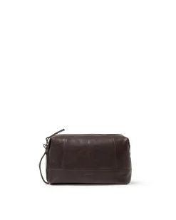 Saddler toilettilaukku Cay Toiletry Bag, tummanruskea