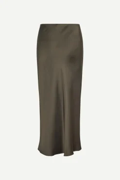 Samsoe and Samsoe Agneta long skirt 12956, ruskea
