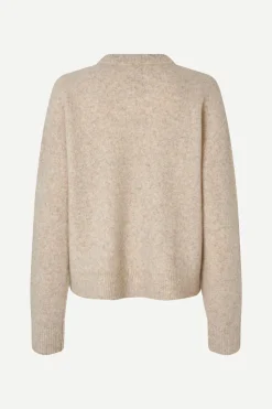 Samsoe and Samsoe Melody v-neck 15727, Vaalea beige