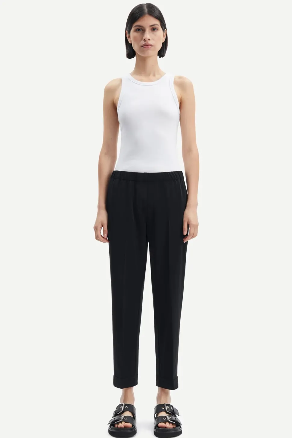 Samsoe and Samsoe naisten housut, HOYS PANTS 6528 Musta