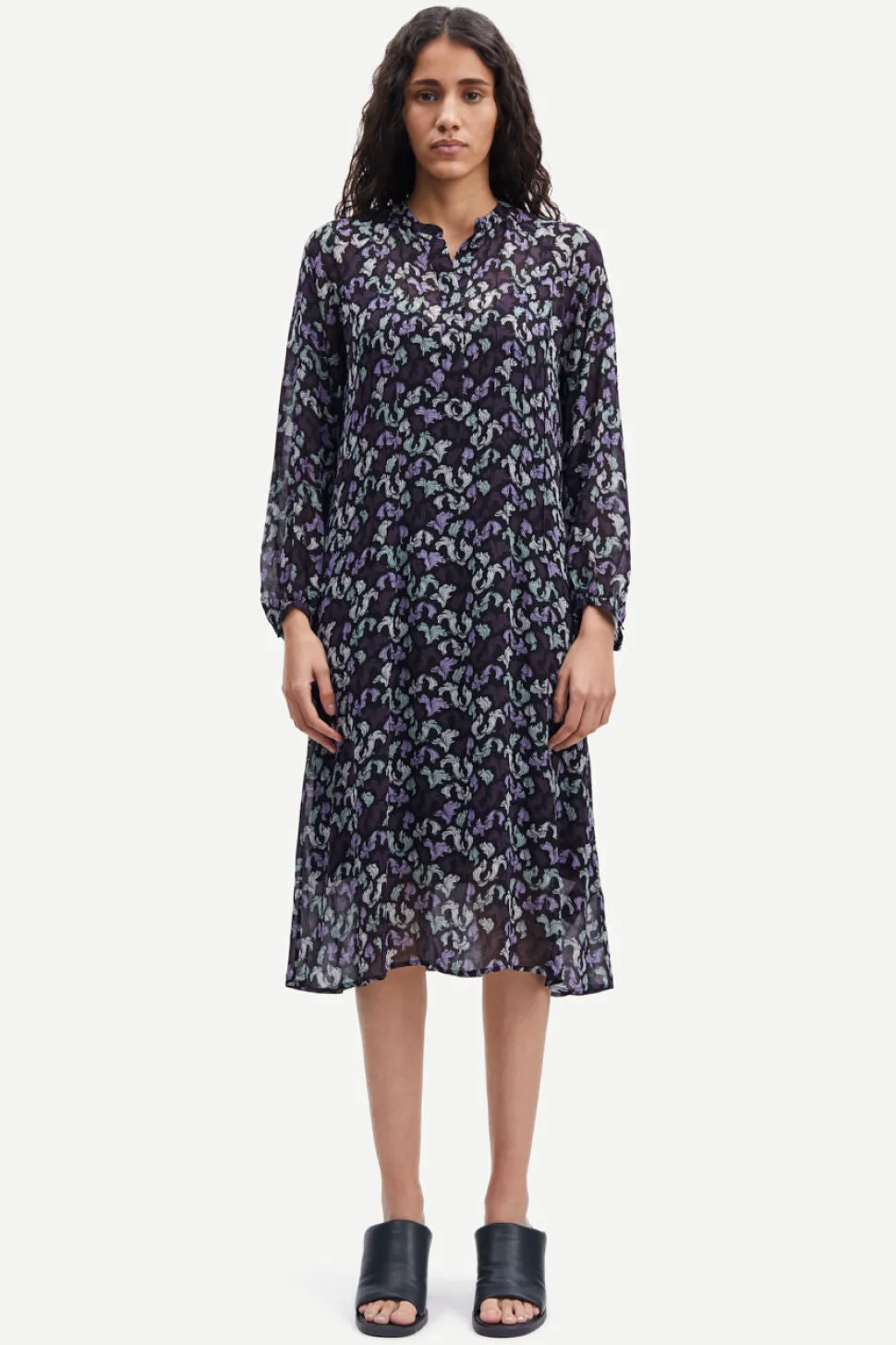 Samsoe and Samsoe Naisten Mekko, ELMY DRESS 9695 Kuosi Lila
