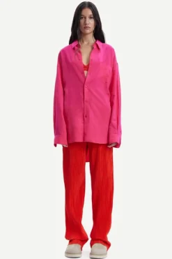 Samsoe and Samsoe Naisten Paitapusero, LUA SHIRT 12663 Pinkki