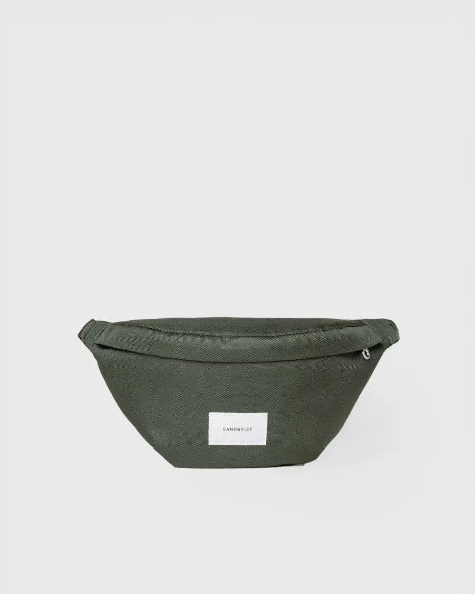 Sandqvist laukku, GROUND CROSSBODY BAG Vihreä