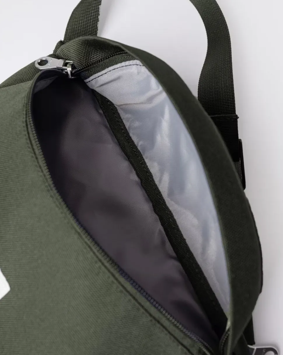 Sandqvist laukku, GROUND CROSSBODY BAG Vihreä