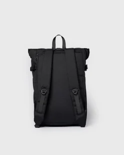 Sandqvist reppu, ICON ROLLTOP BACKPACK M Musta