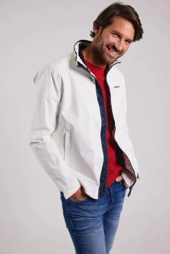 Sebago miesten takki, PERFORMANCE LIGHT WIND JACKET Valkoinen