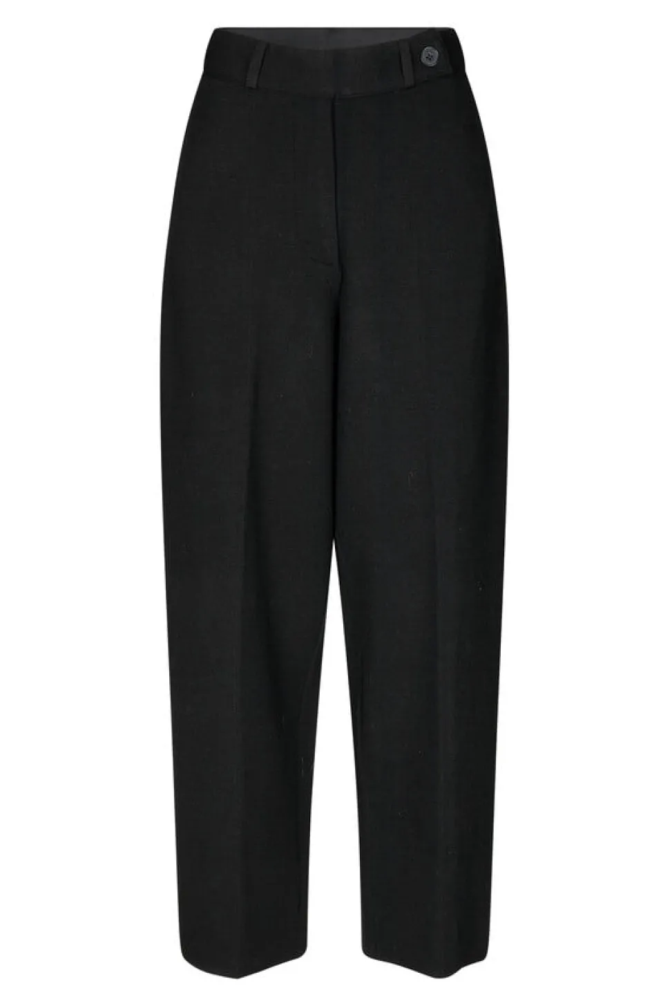 Second Female Naisten Housut, STINNA KNIT TROUSERS Musta